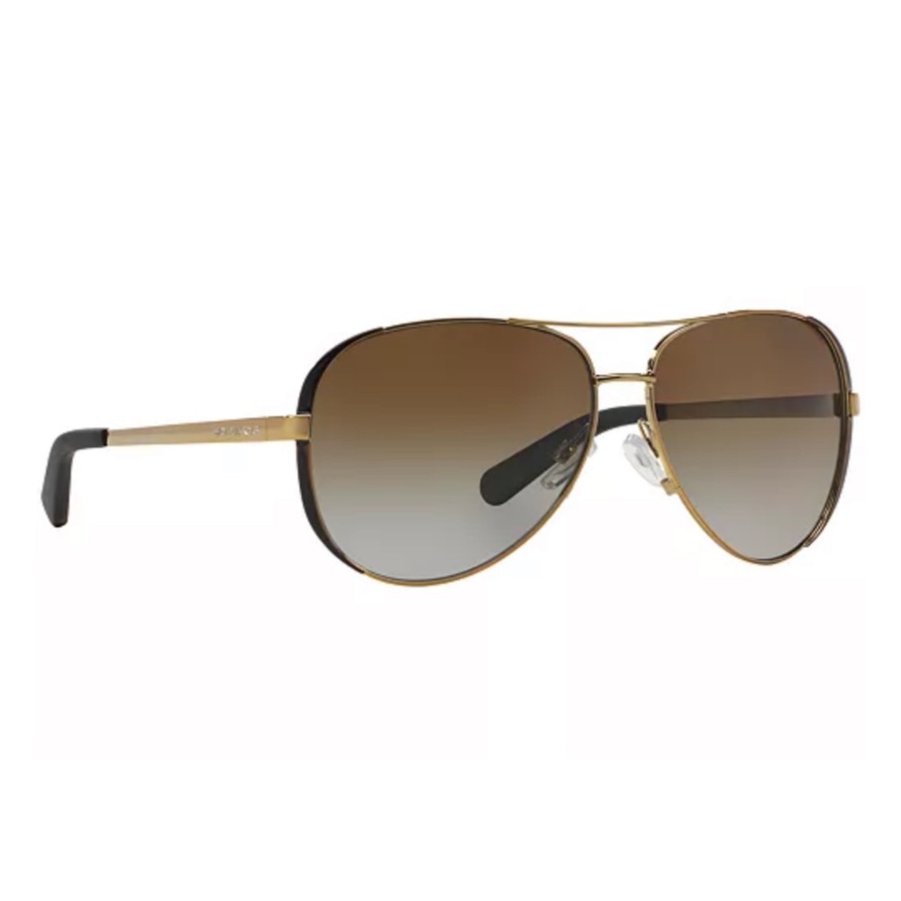 MICHAEL KORS • Tortoise Chelsea Aviator Sunglasses MK-5004 - Picture 4 of 8